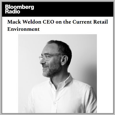 Bloomberg Radio: Mack Weldon
