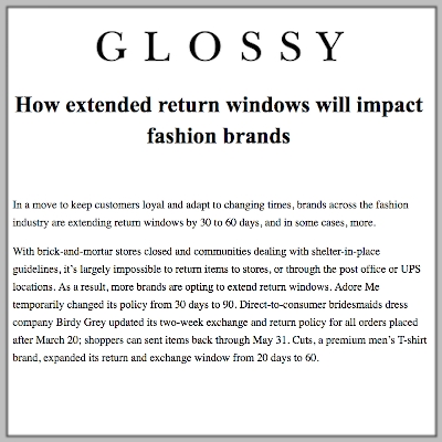 Glossy: Cuts Clothing
