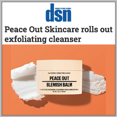 Drug Store News: Peace Out Skincare
