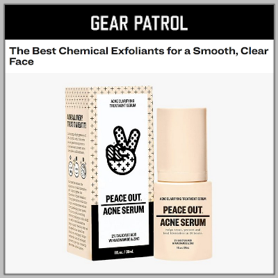 Gear Patrol: Peace Out Skincare