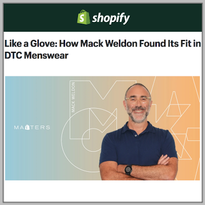 Shopify Masters podcast: Mack Weldon