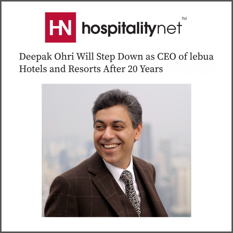 Hospitality Net: Deepak Ohri