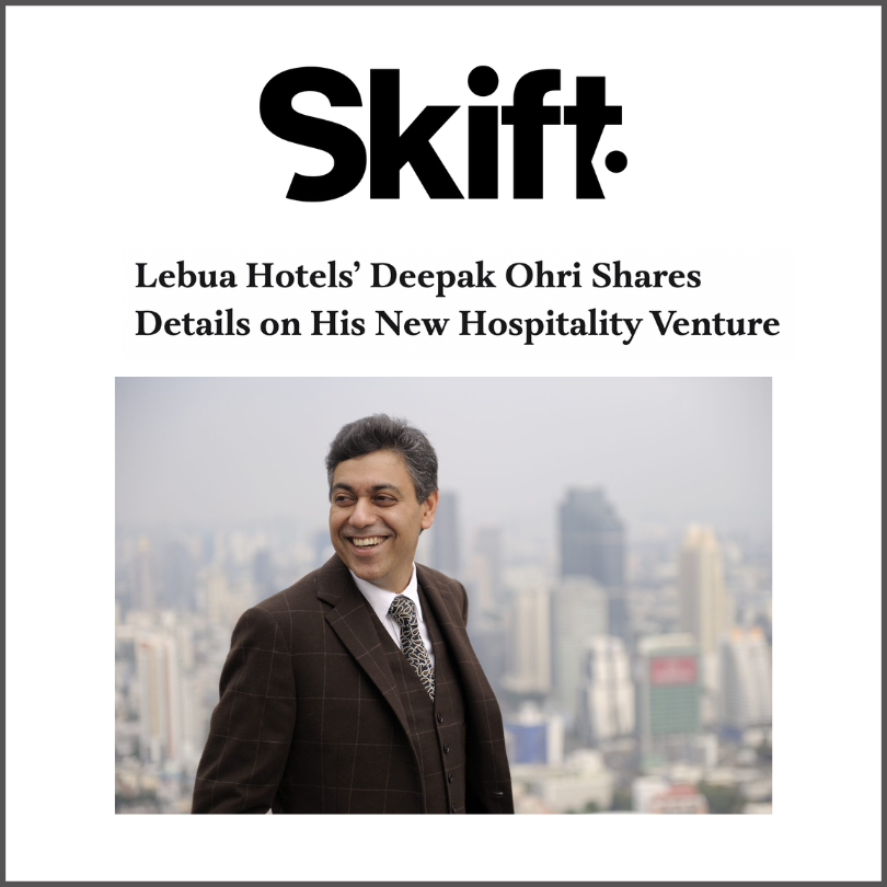 Skift: Deepak Ohri