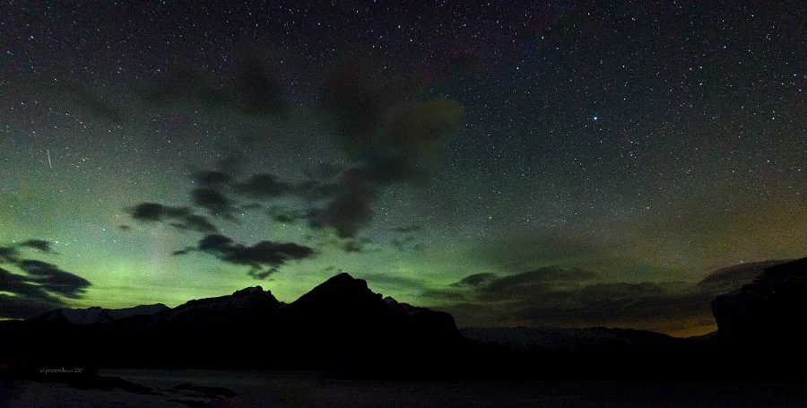 Lake Minnewanka Aurora