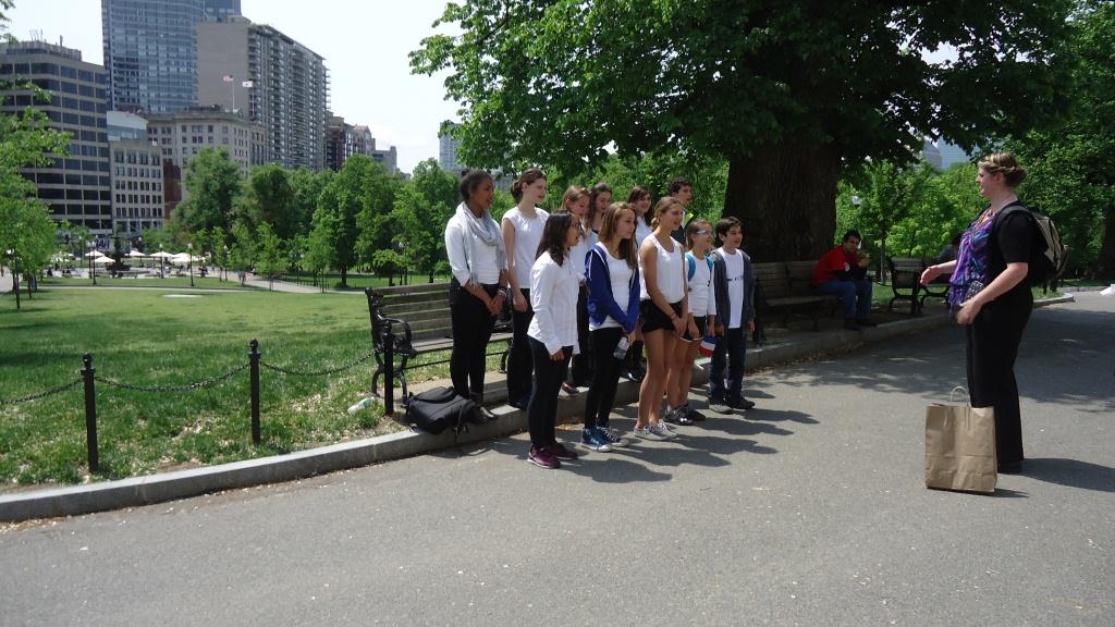 International School Chorus on the Boston Common