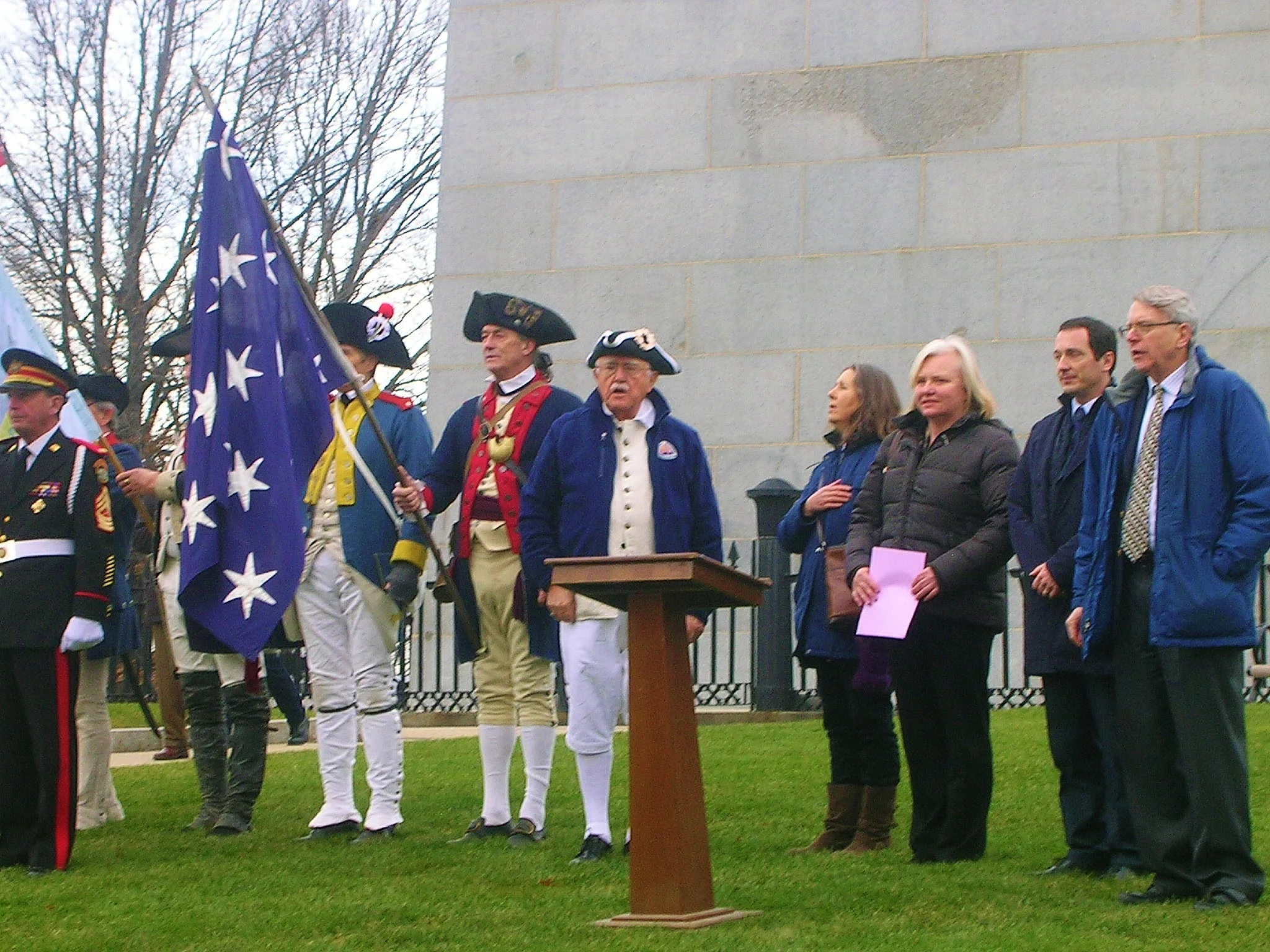 Pledge of Allegiance, 2012 Bunker Hill event.