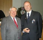 Senator Richard T. Moore and Gilbert de Pusy Lafayette, Lafayette Day, 2010.