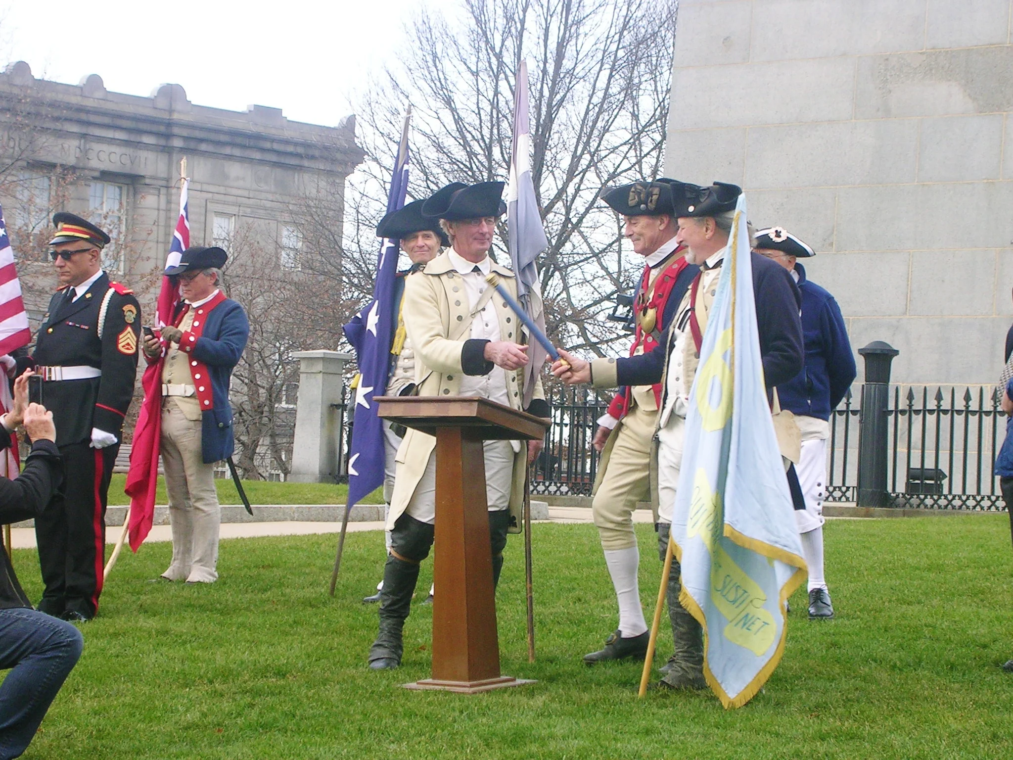 The W3R Marchers, 2012 Bunker Hill event.