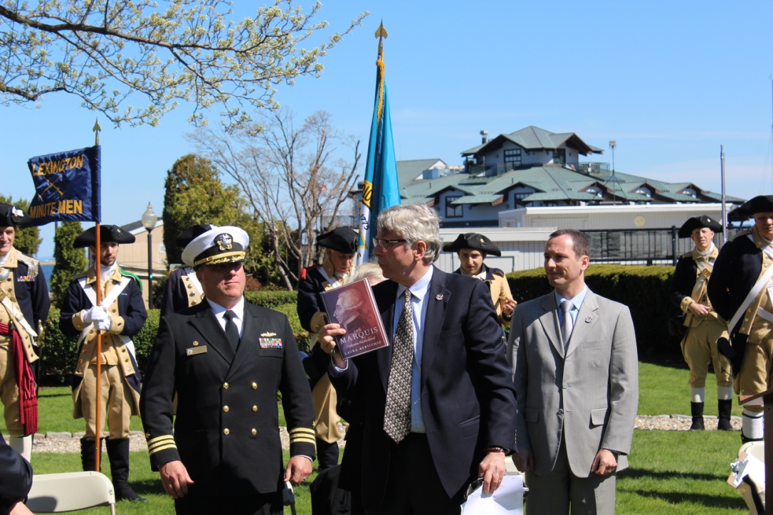 The ceremony concludes