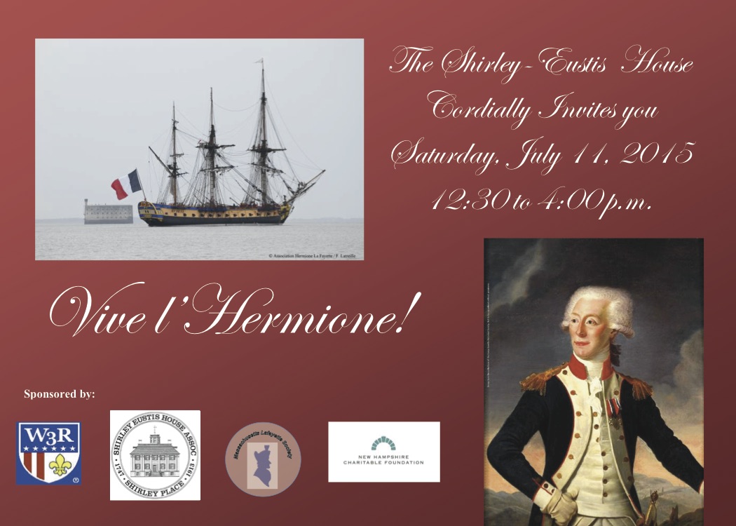 Visit the Hermione at Rowes Wharf and Celebrate the Hermione at Shirley-Eustis House