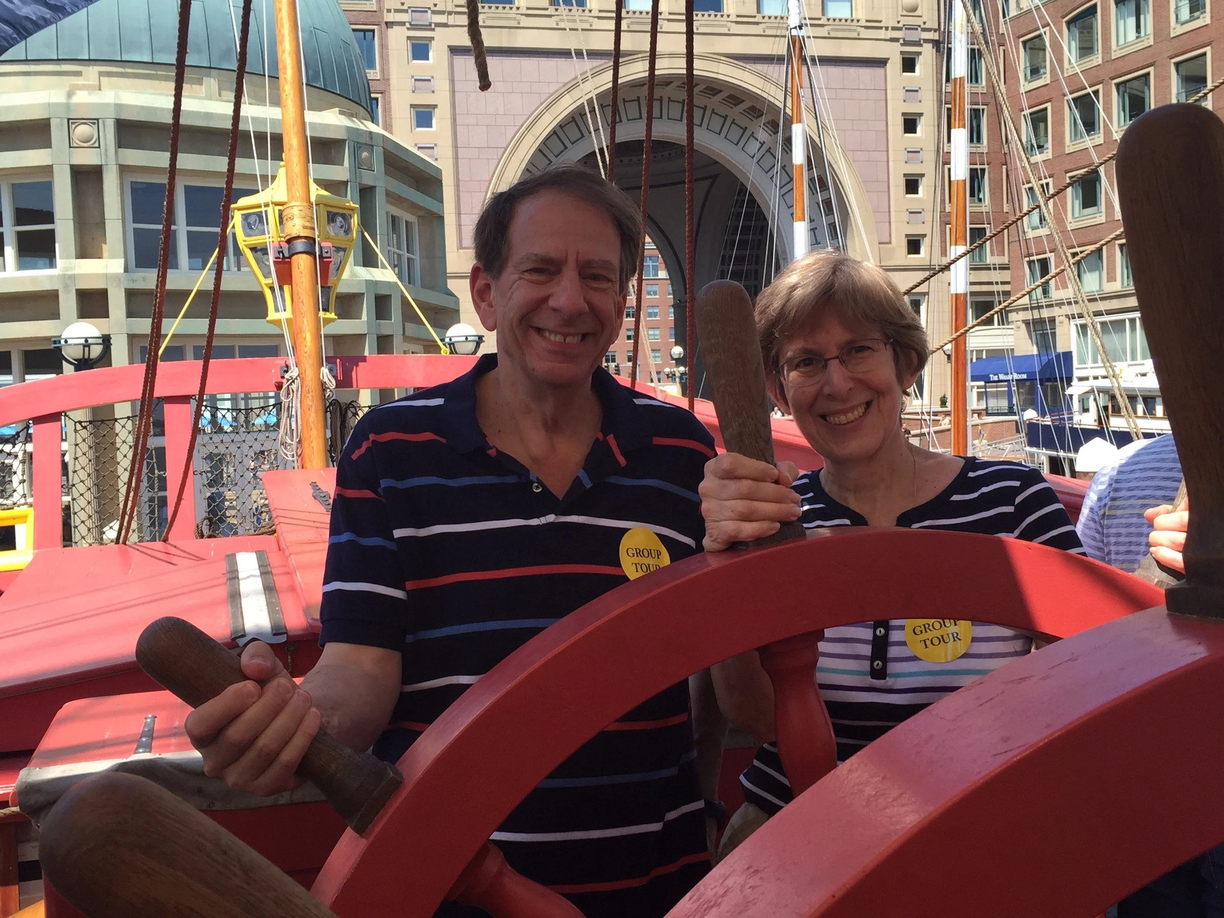 Anne Hoffman and Phil Myers steer the ship