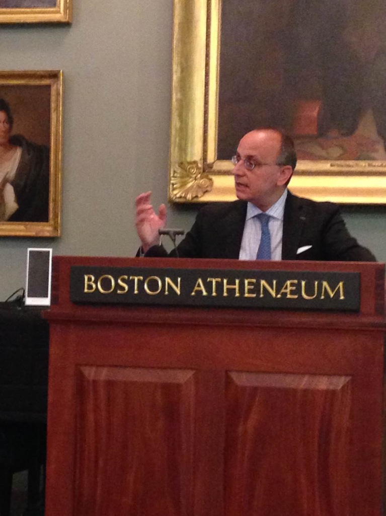 Consul General Freland awards the Legion of Honor Medal to Mr. Polewarcyzk
