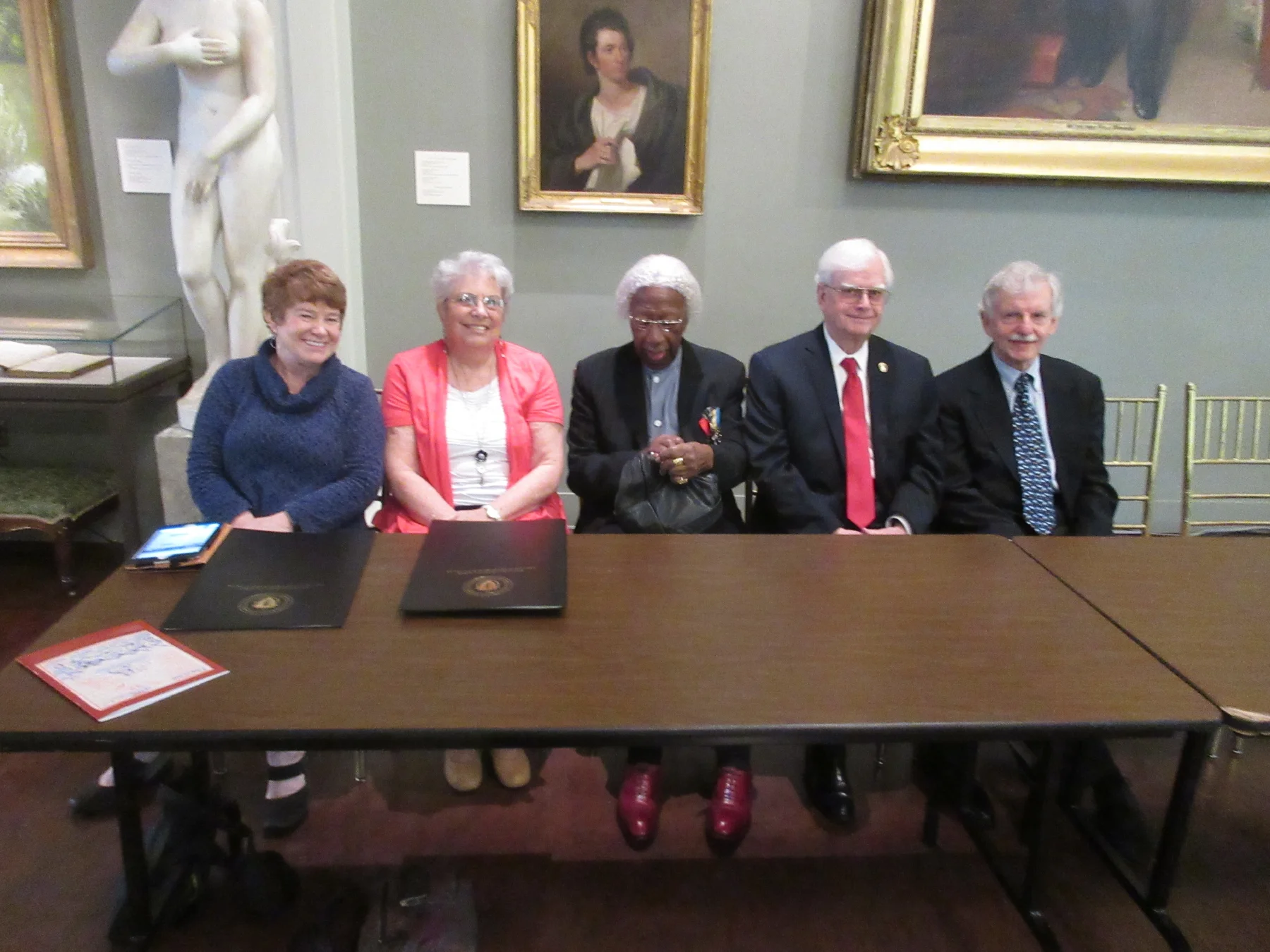 Board Members and Honored guests, courtesy of F. Detwiller.