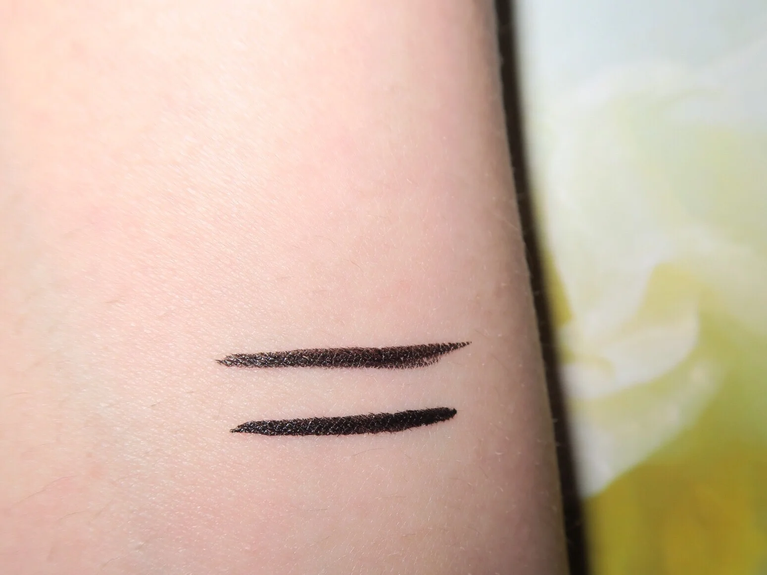 From top to bottom: Kat Von D Tattoo liner and Stila Stay All Day Liquid Eyeliner