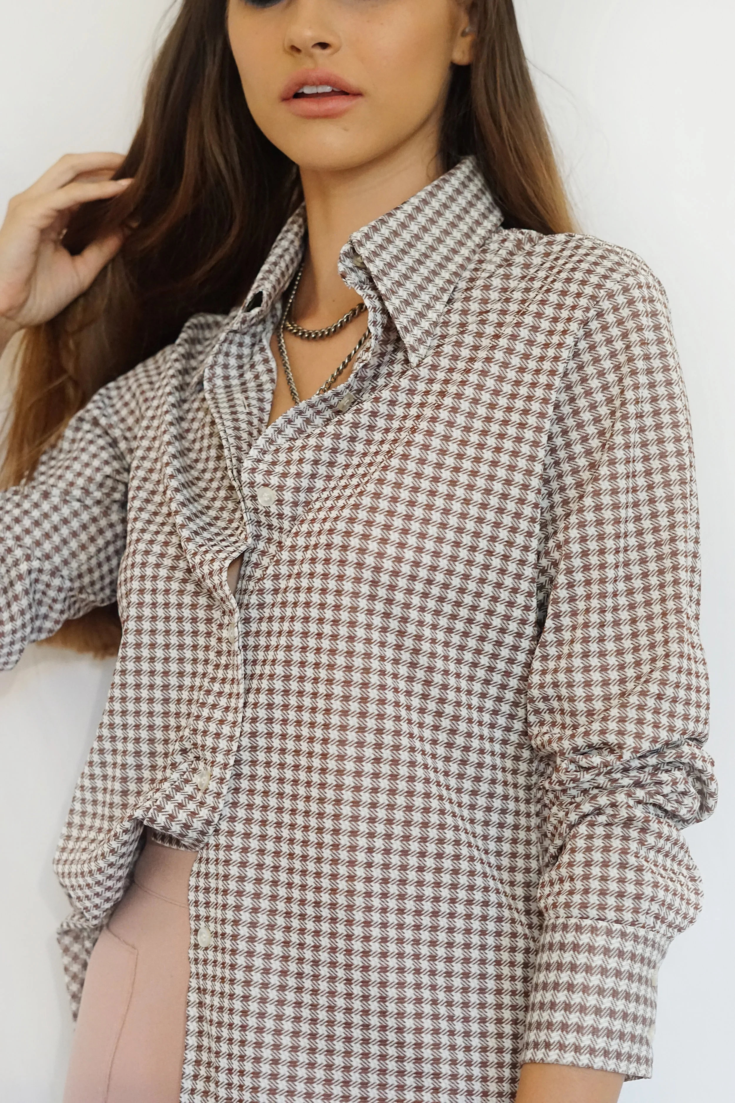 Vintage Houndstooth Shirt