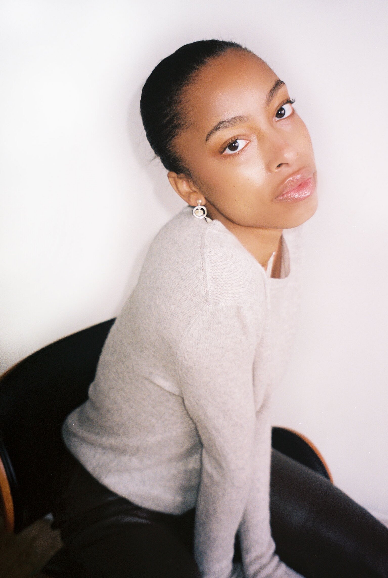 Vintage Gray Cashmere Sweater