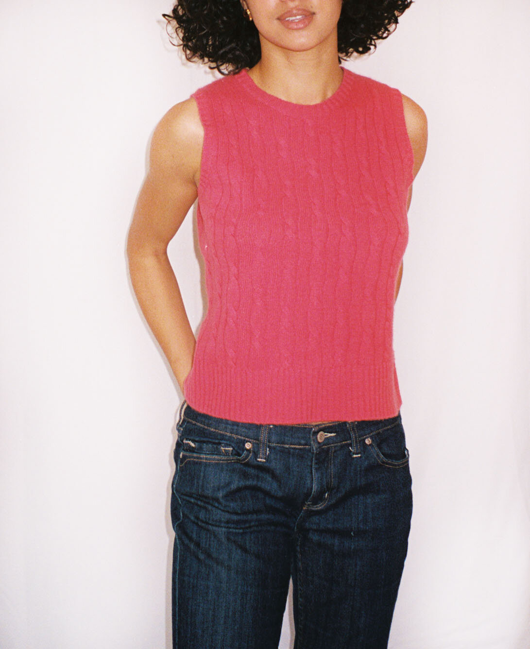 Vintage Cashmere Sweater Vest