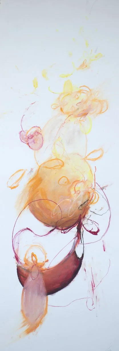 Coherence Veil, Pastel On Paper 44x15%22.jpg