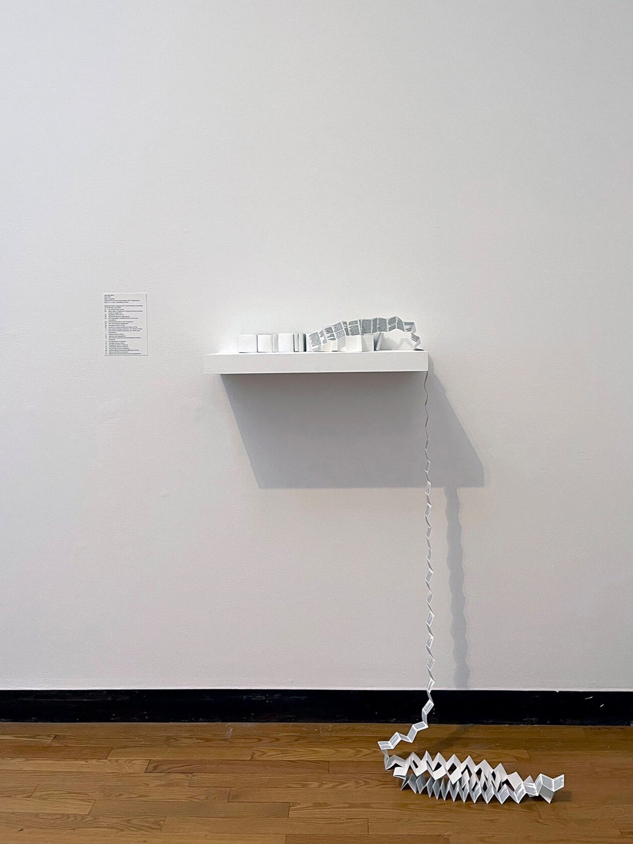 Installation view, Vols 1–12, Force Fields, Joseloff Gallery, Hartford Art School, June 18 – 26, 2021