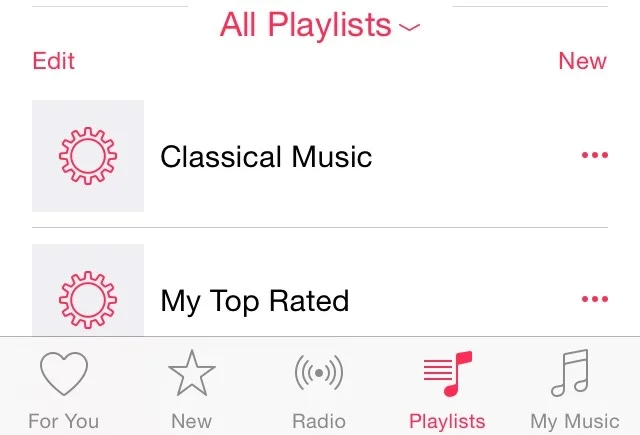 How to remove Apple music’s Connect and replace it with playlists.