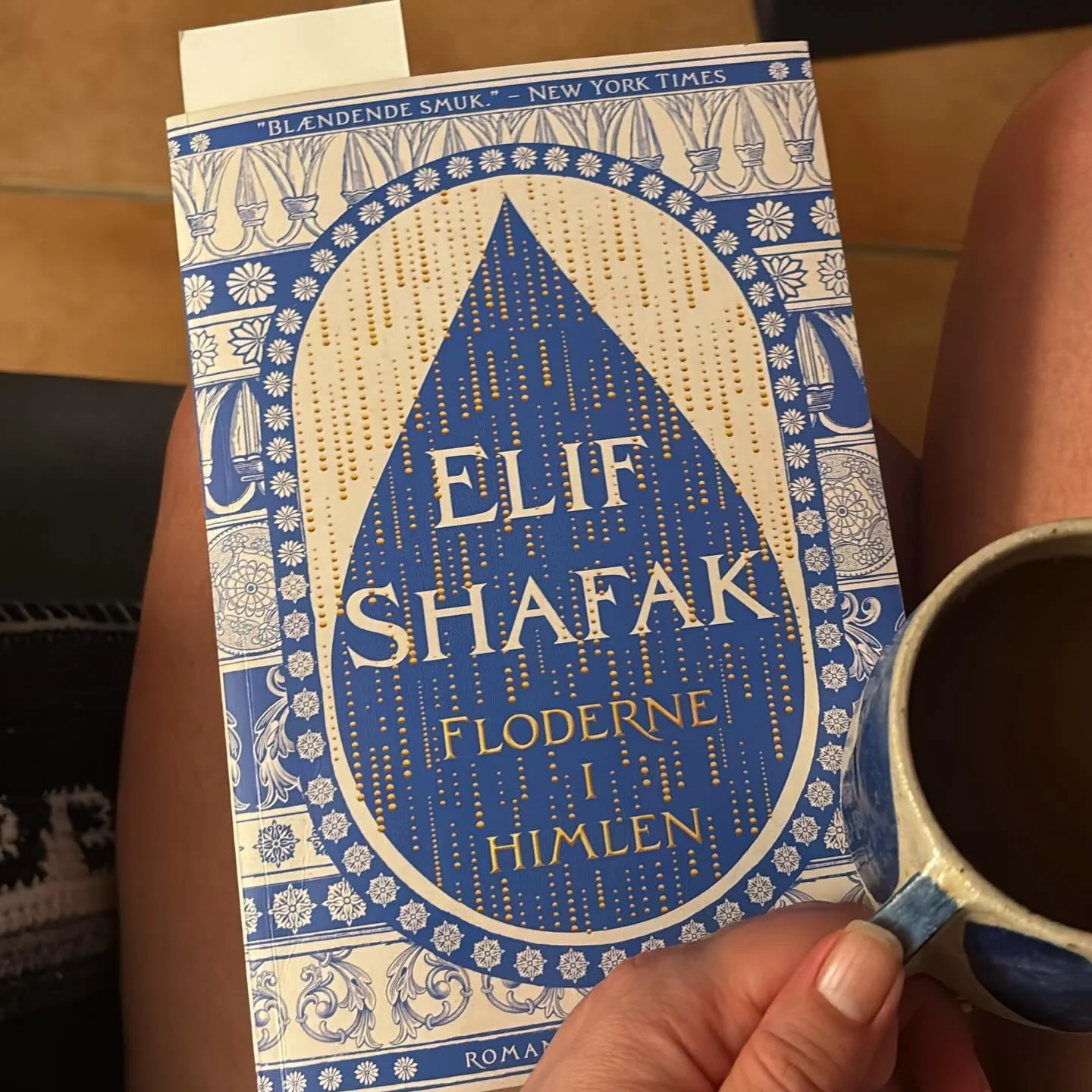 Book recommendation💧 

This is a trip! @shafakelif &lsquo;s There are Rivers in the Sky! 

Still not sure where it is taking me. But I like it. 
This is my 3rd book of the year.

Fiction, I think, makes me write better non fiction!
