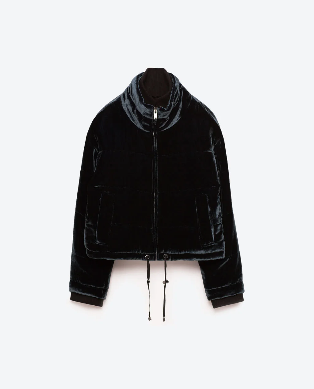 Zara Quilted Velvet Jacket