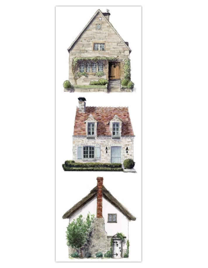 English Cottages: Bookmark