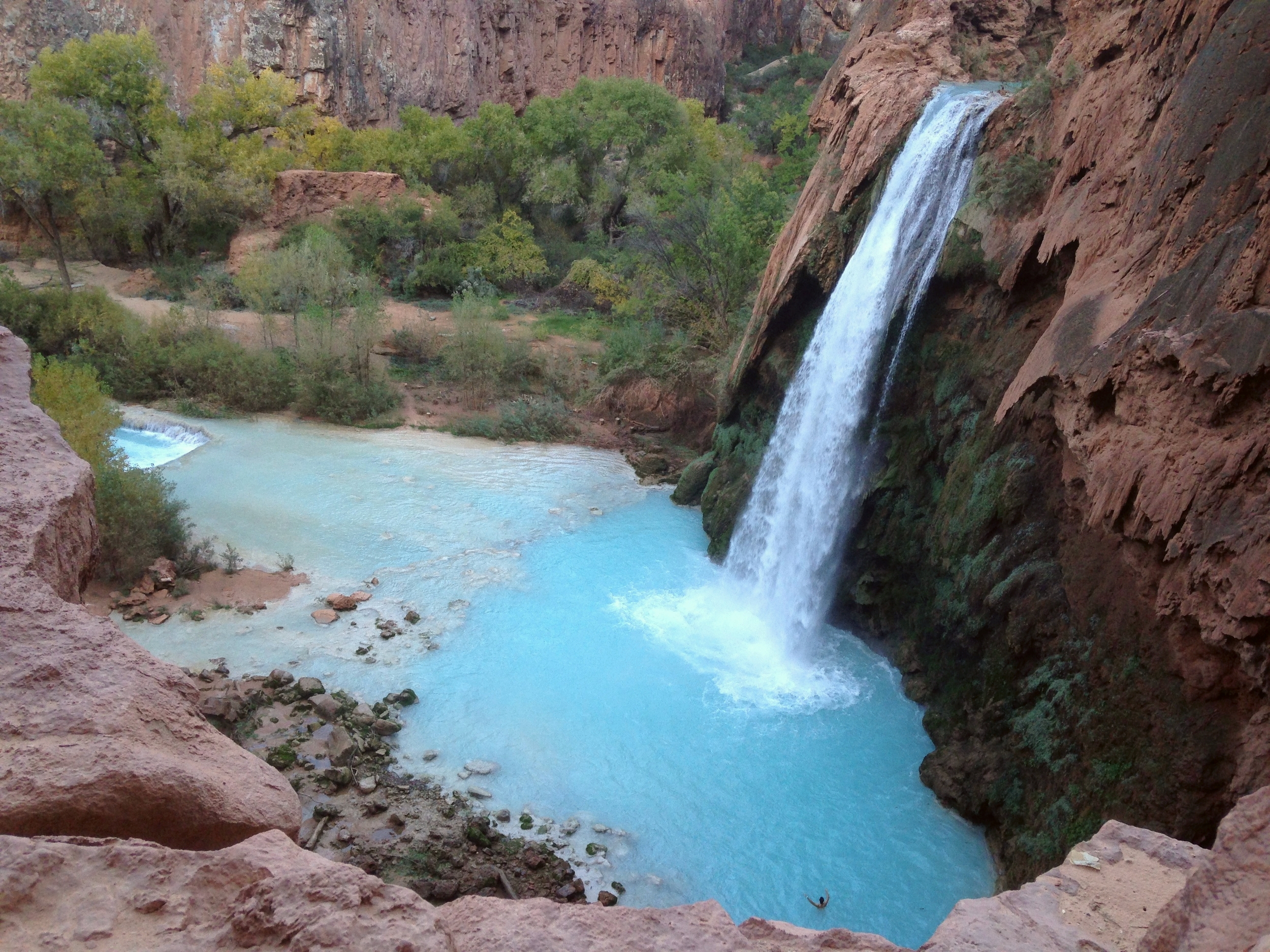 Havasu Falls is even more majestic in person, if you can believe it. All photos by me.