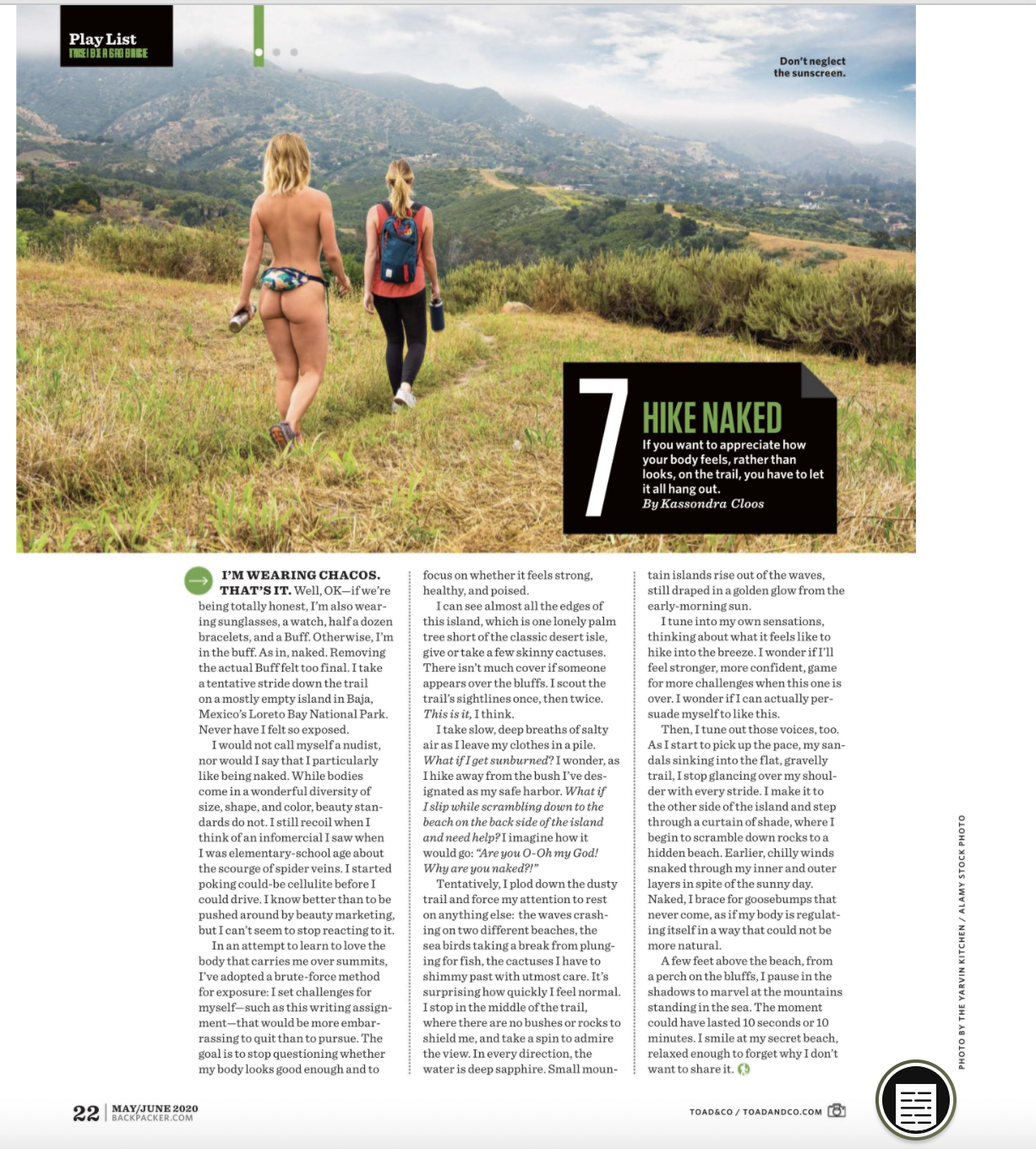 Summer's Here. Hike Naked.