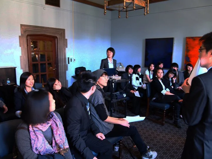 Recruitment event at University of Toronto. 