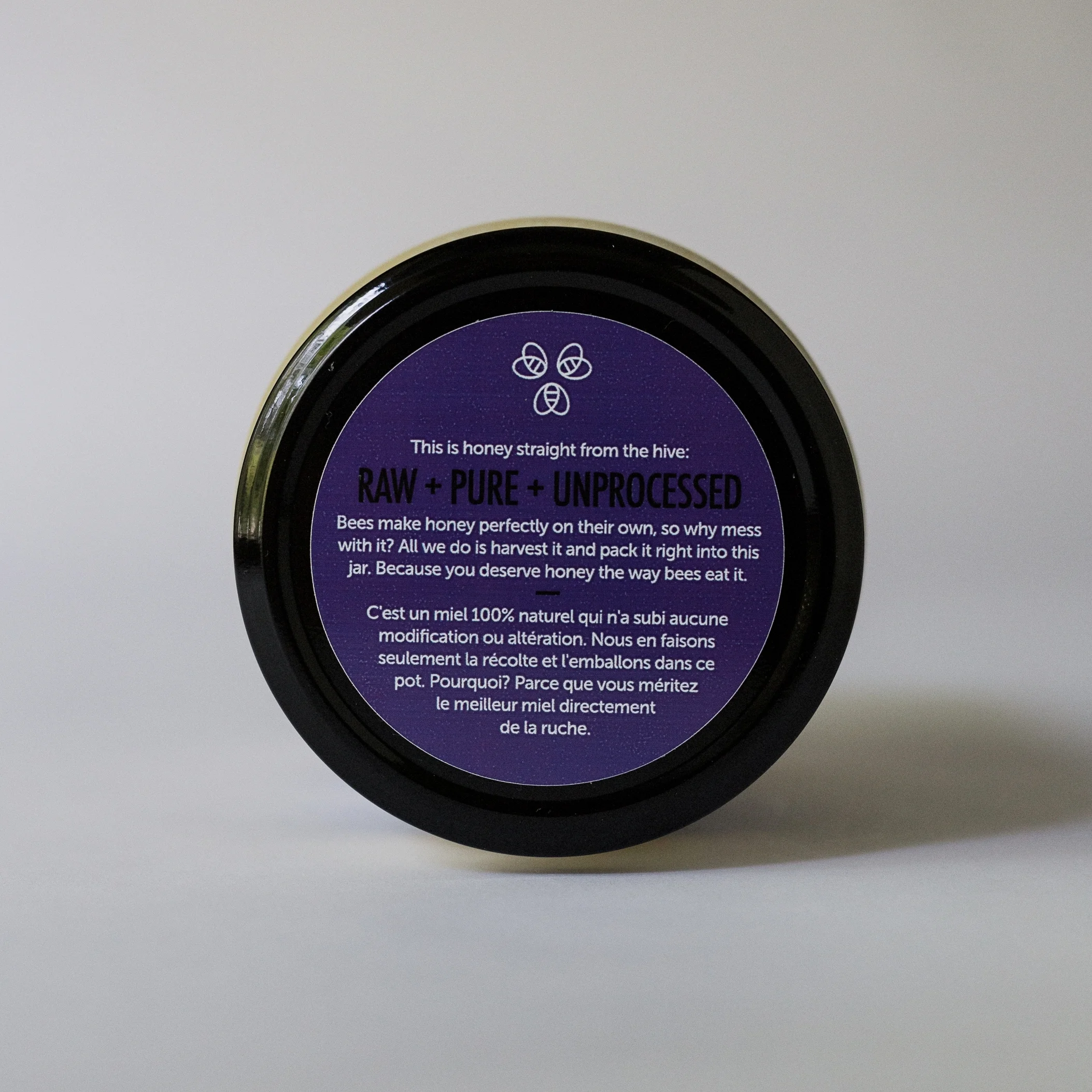 Raw Honey 500g Lid