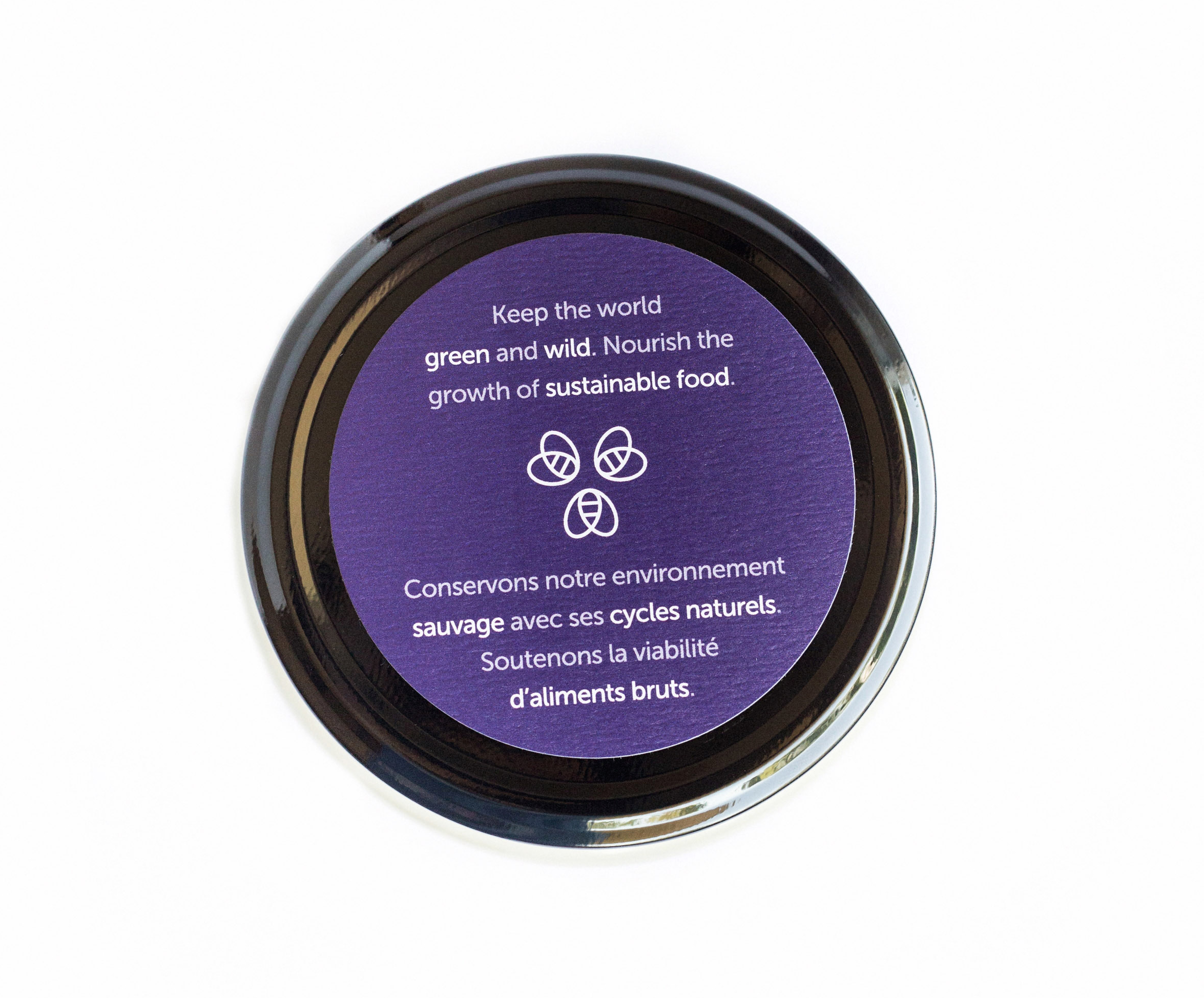 Raw Creamed Honey 1kg Lid