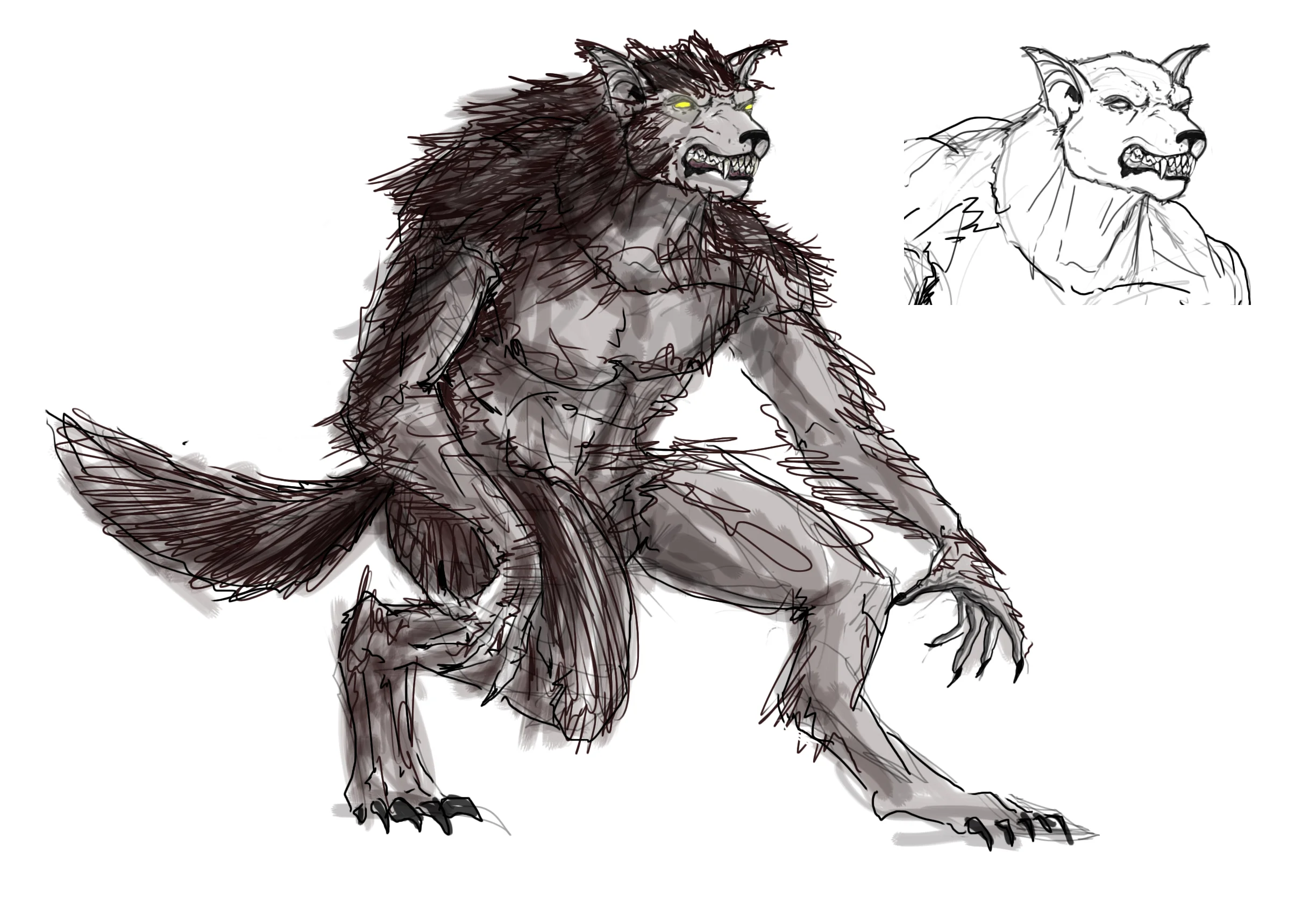 Copy of WEREWOLF & WERE-BARRY IN RIGHT-HAND CORNER