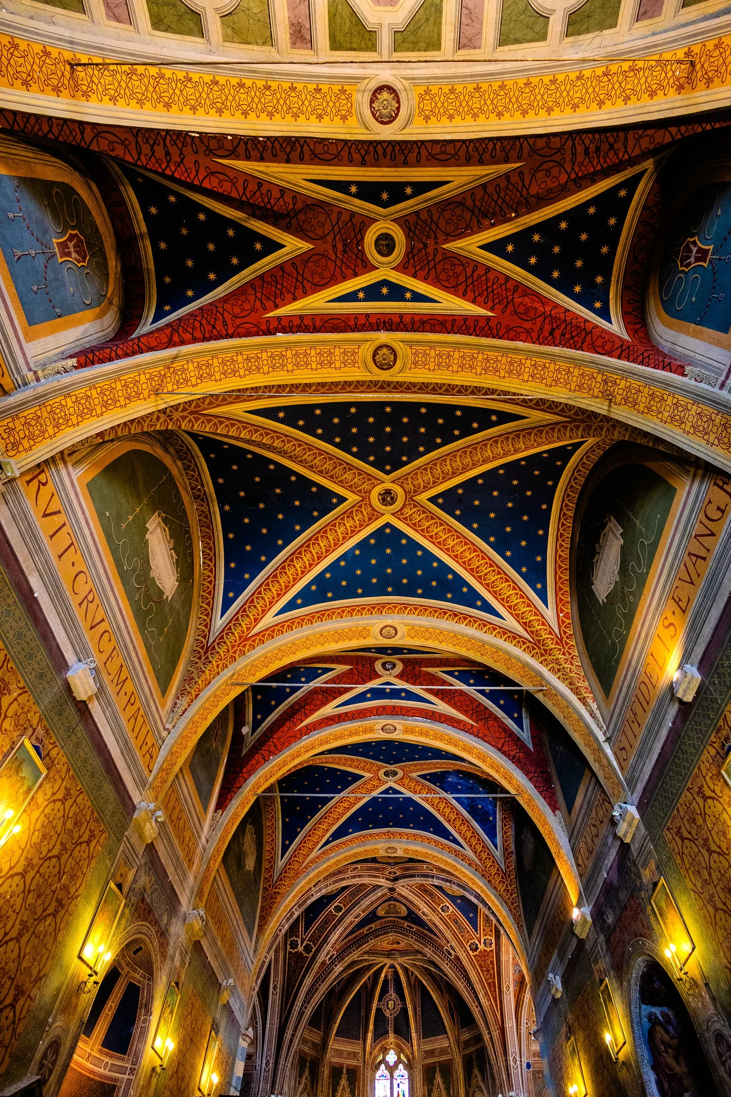 Ceiling detail, Il Duomo di Spello
