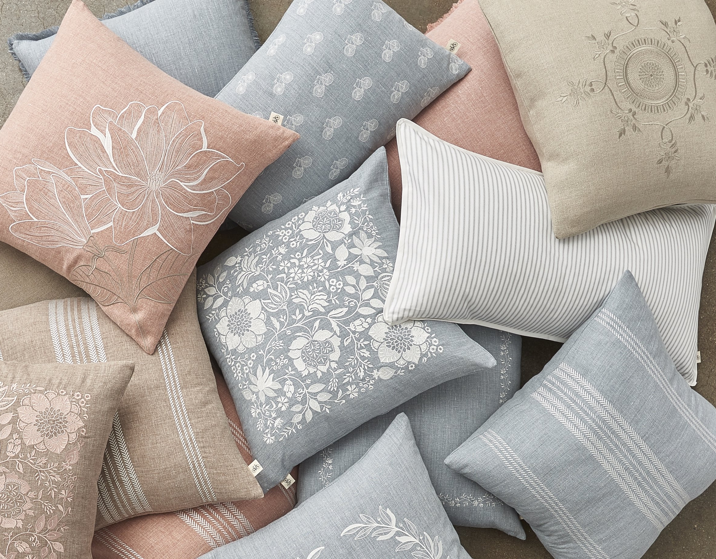 County Road French Finds Pillows