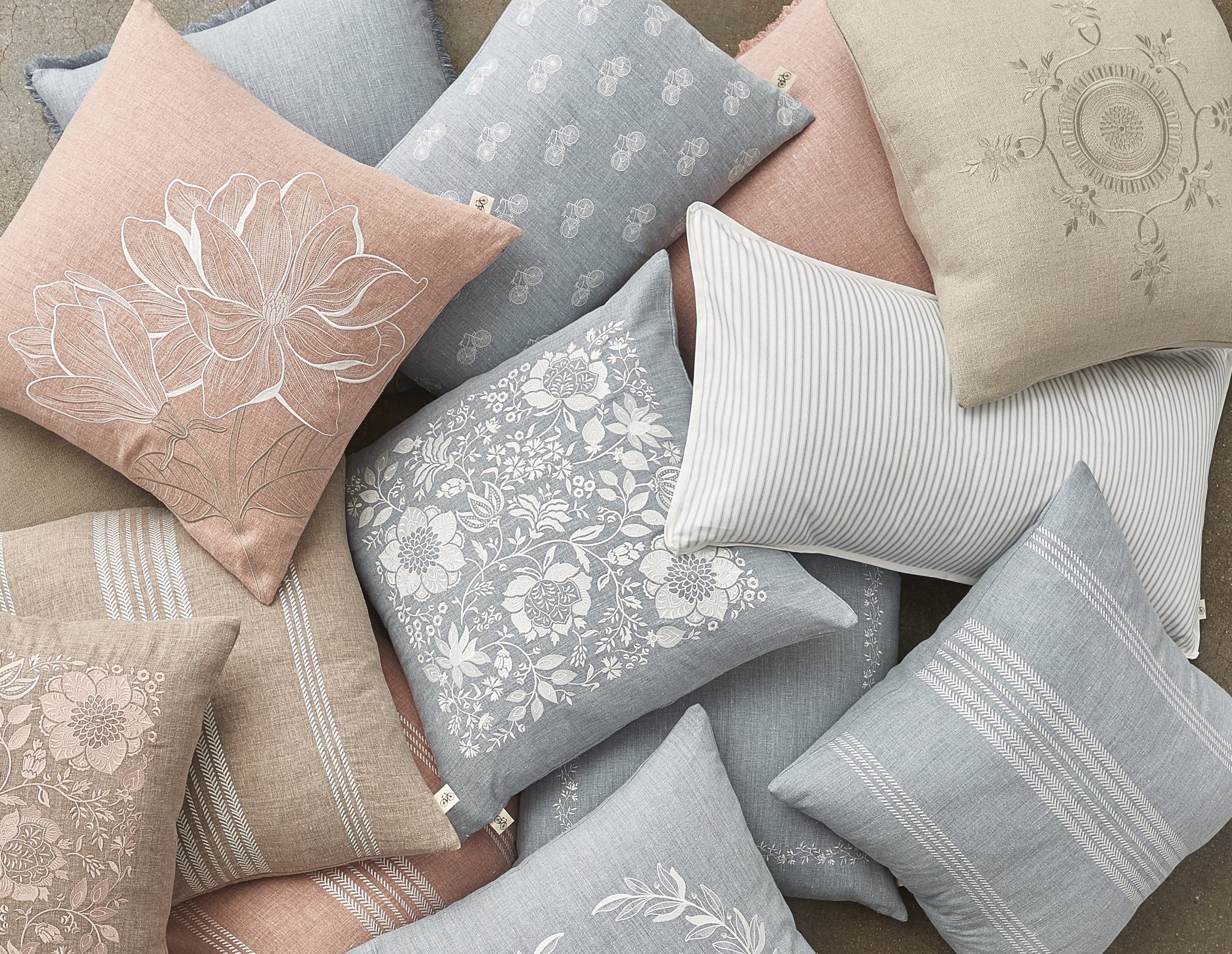 County Road French Finds Pillows