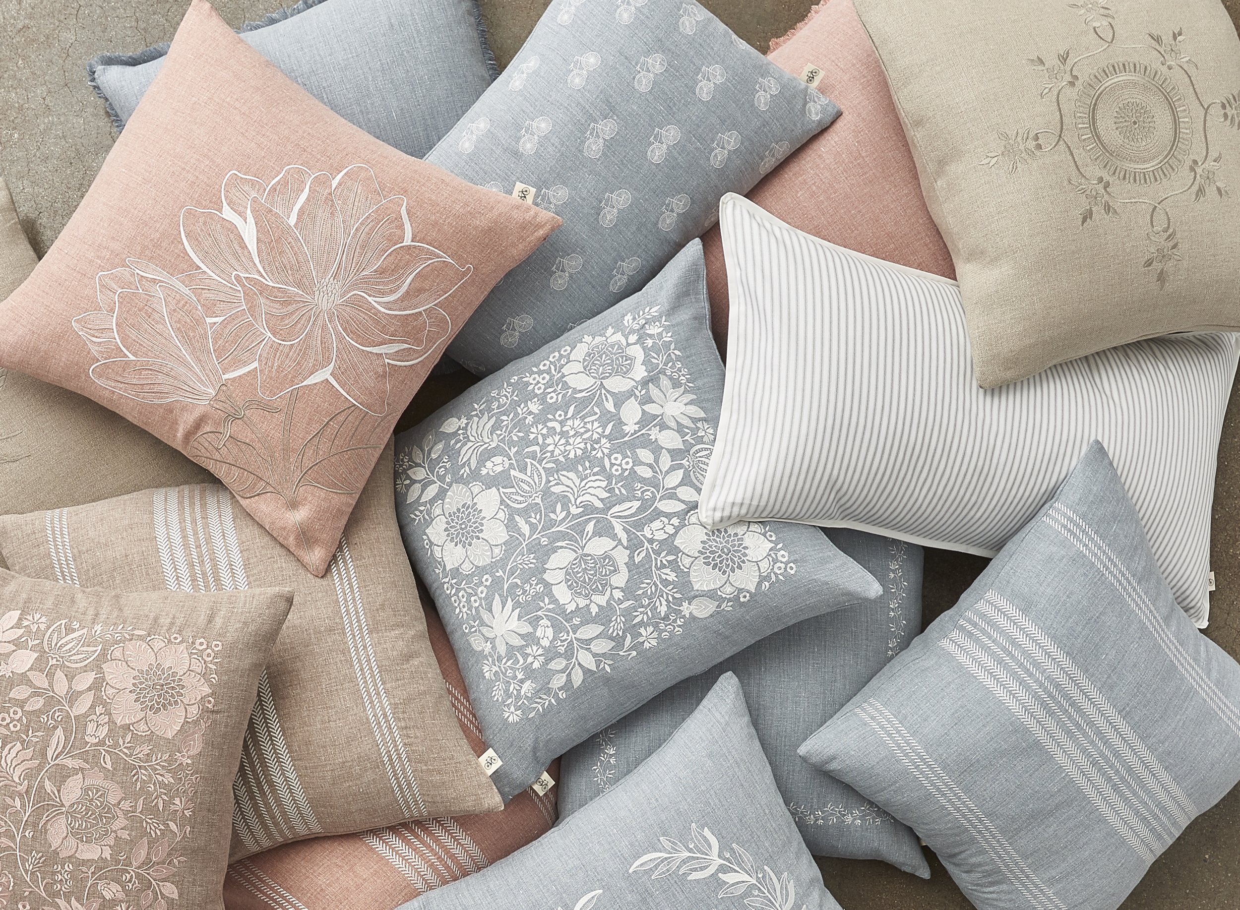 County Road French Finds Pillows