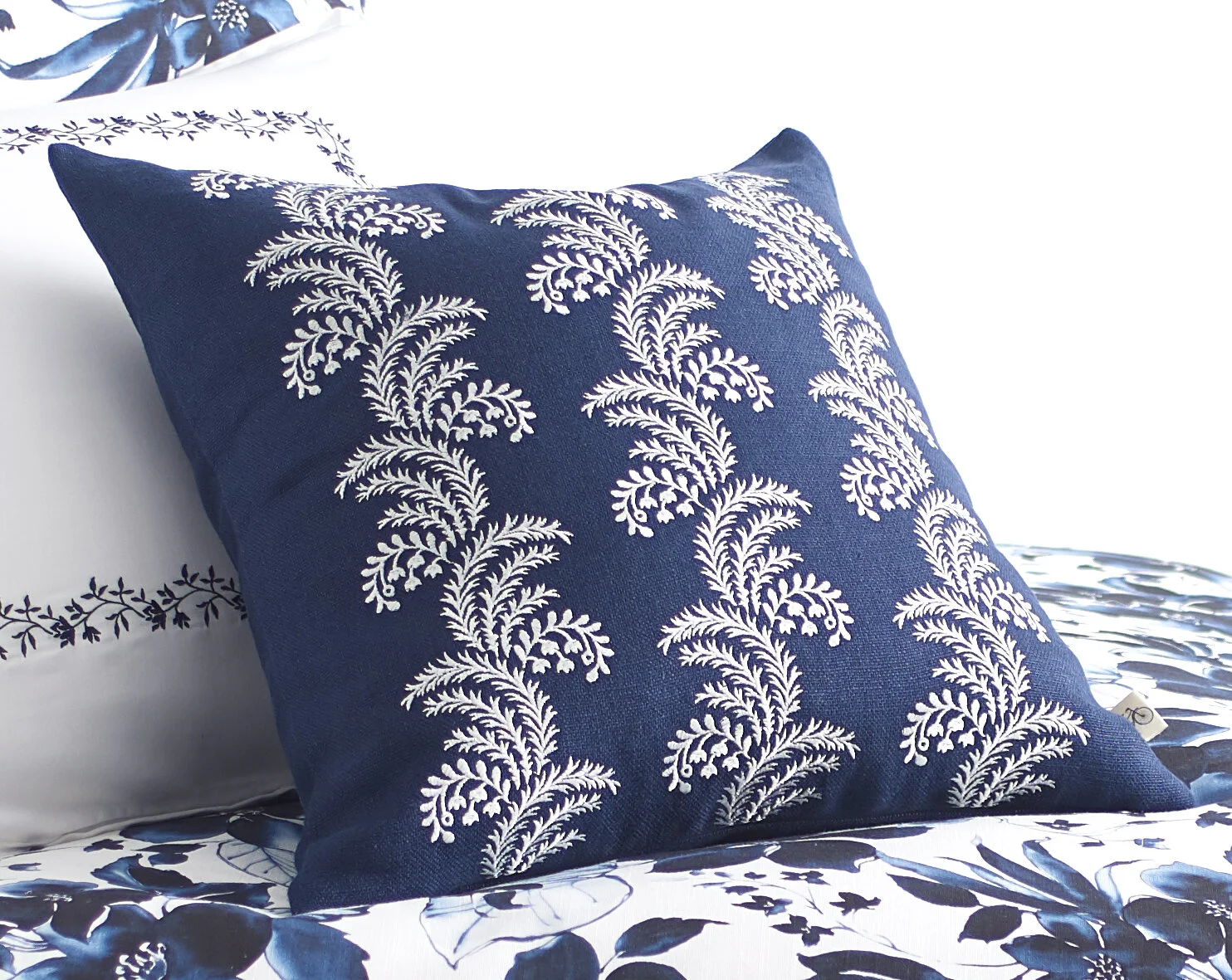 Ava Triple Column Botanical Pillow