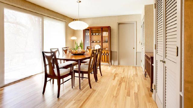 Mid Century Modern Dining Room in South Minneapolis