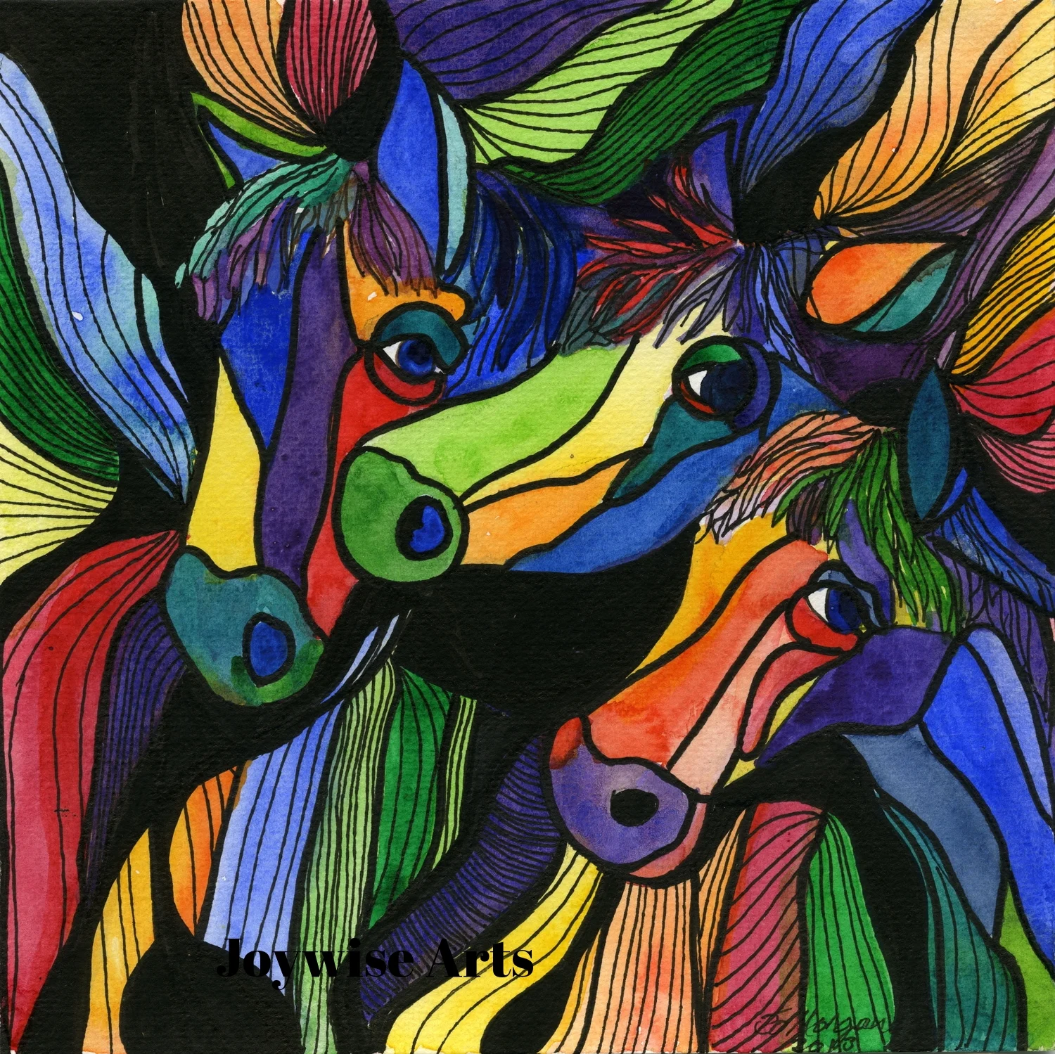 Jo Painting Dreaming Horses 300 dpi001.jpg