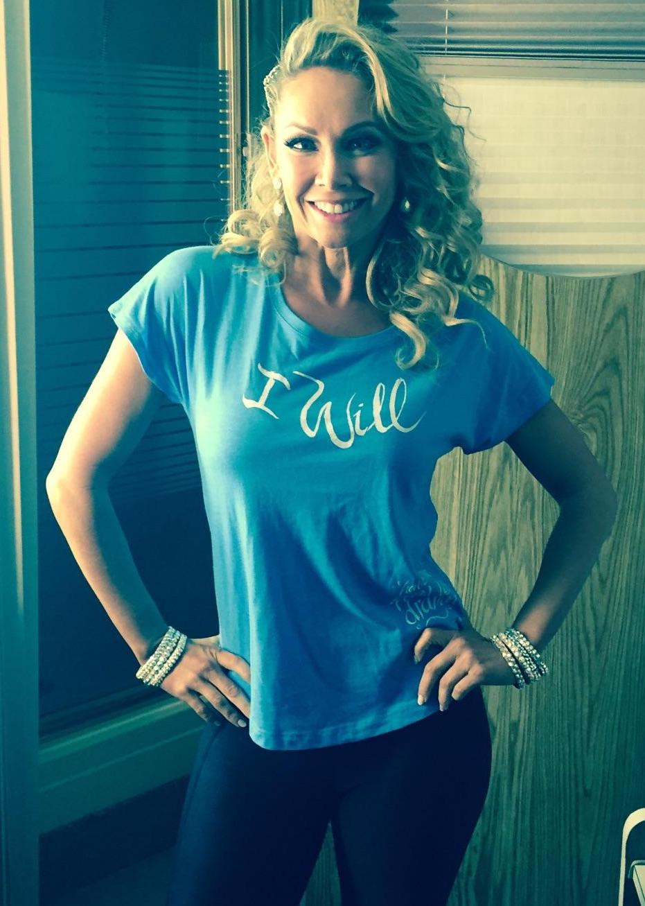 Kym Johnson of Dancing With The Stars in WEAR LUCK
