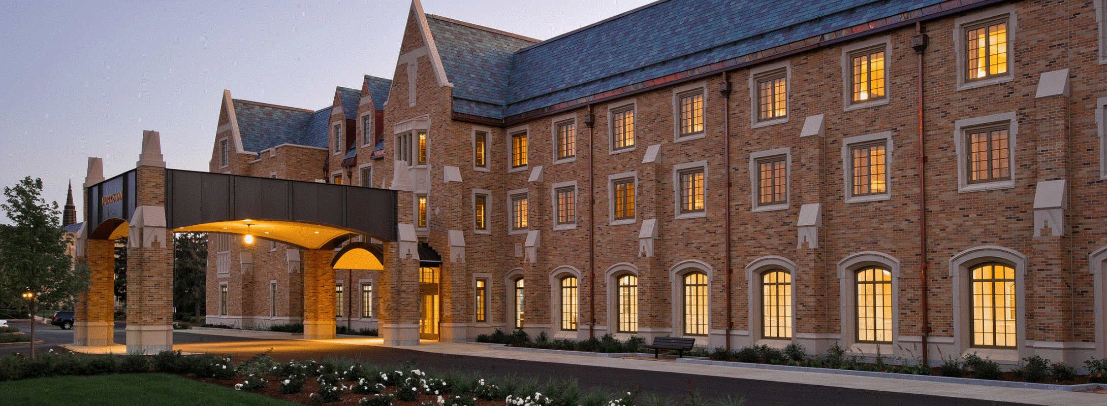 Morris Inn, the hotel for Psychology & Peace 2018. Photo courtesy of University of Notre Dame
