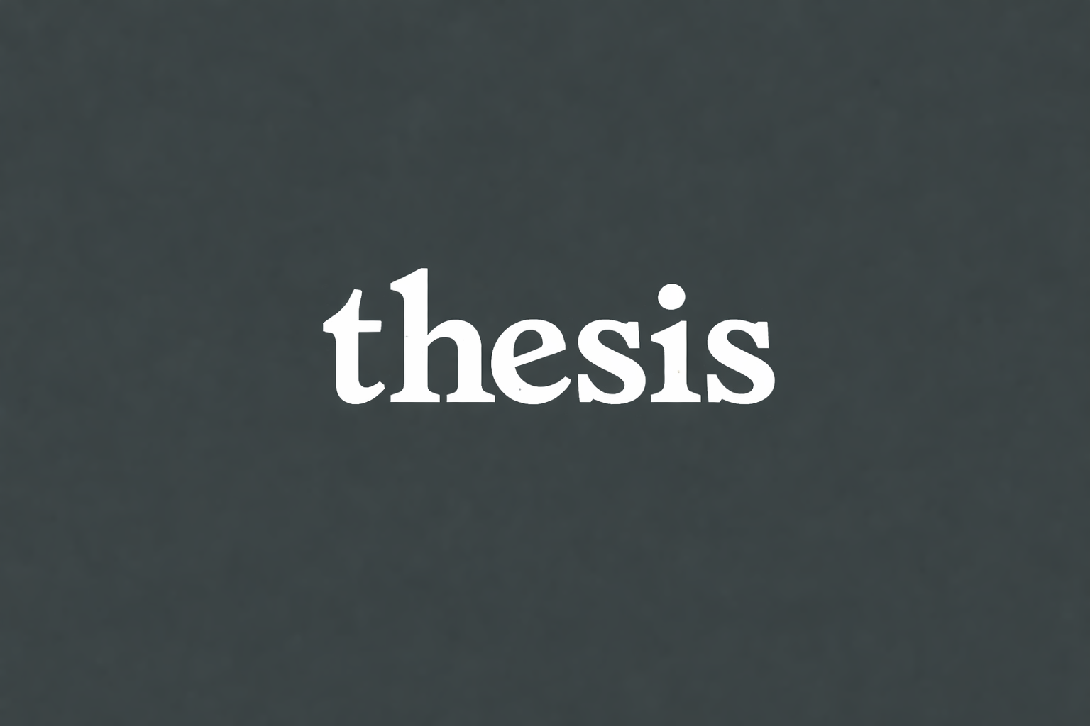 Thesis Agency | Content, Communications, Brand, Channel Strategy