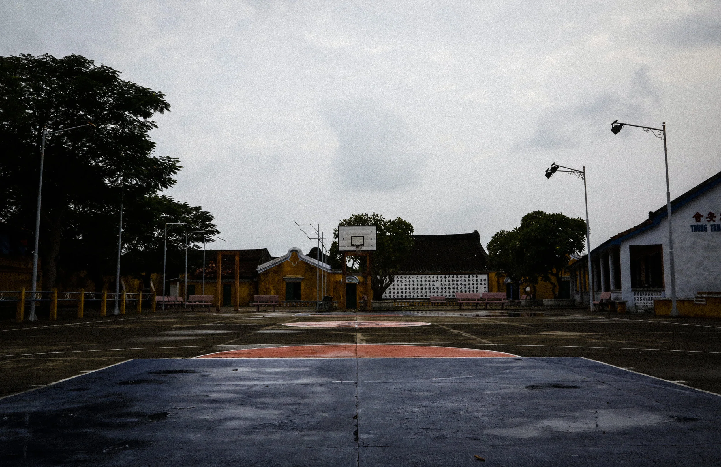  Street basketball courts in Hoi An.