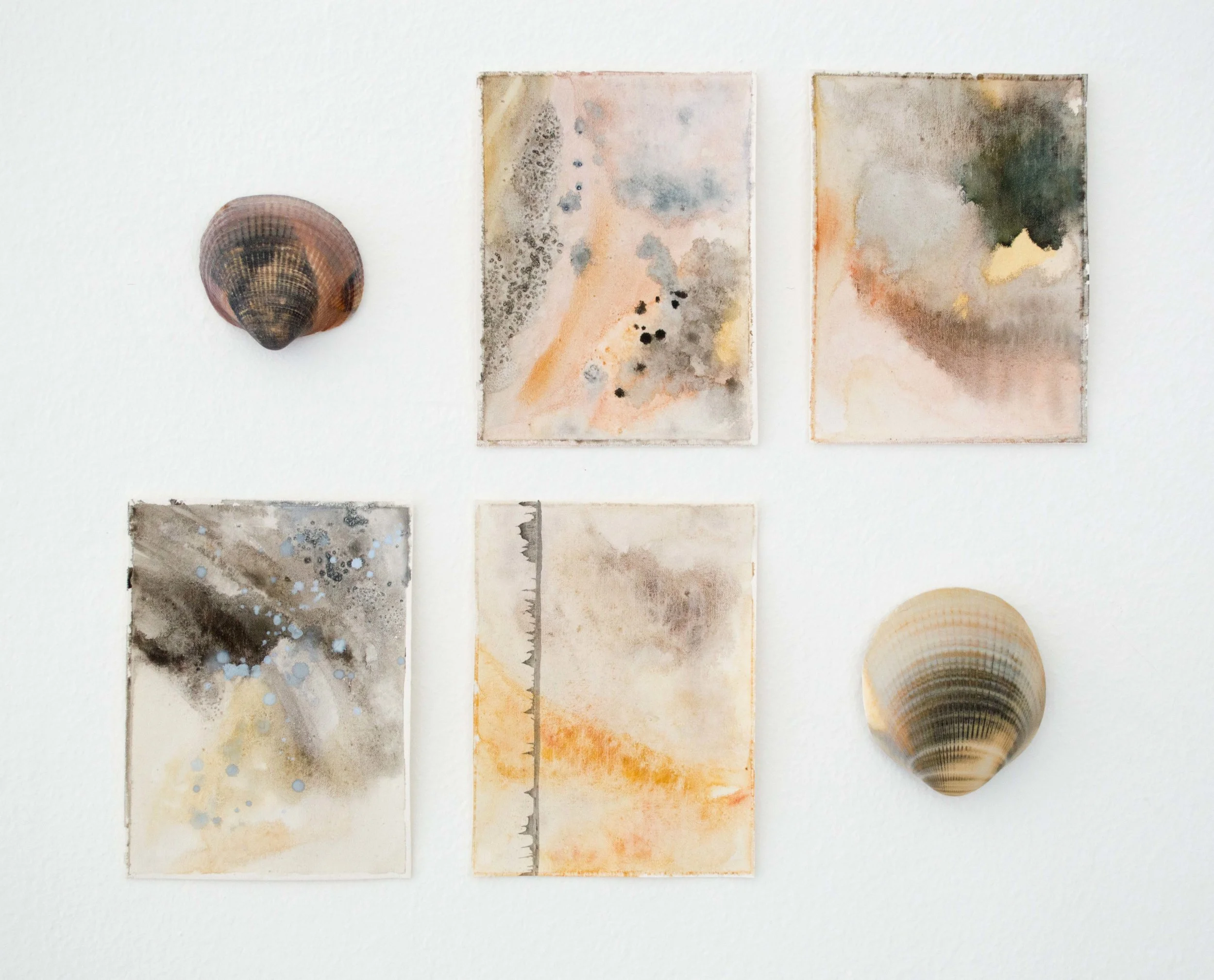 Watercolor and mixed media, approx. 4x6” 2018.