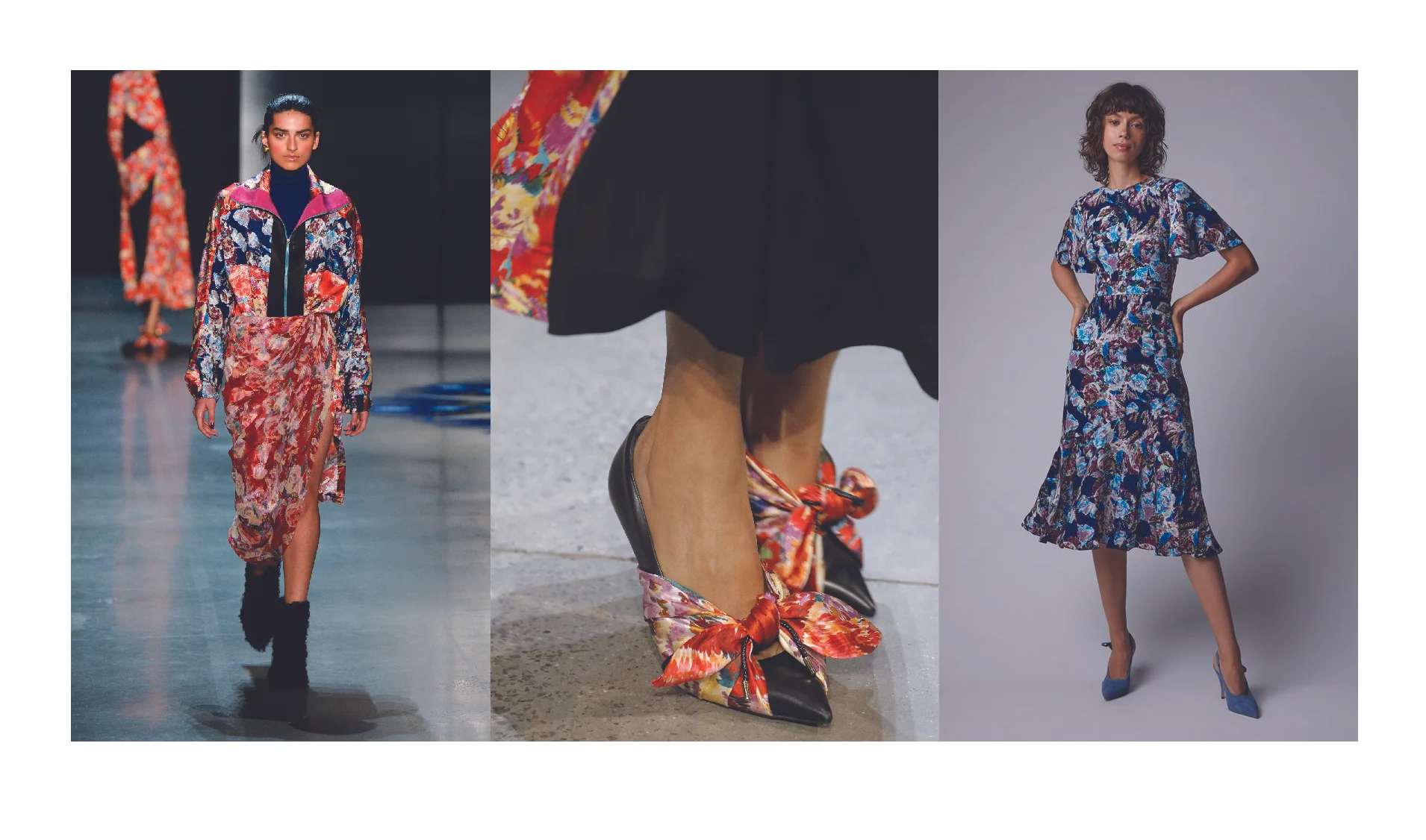 Design from original painting I created as an intern, sold to Prabal Gurung FW 18