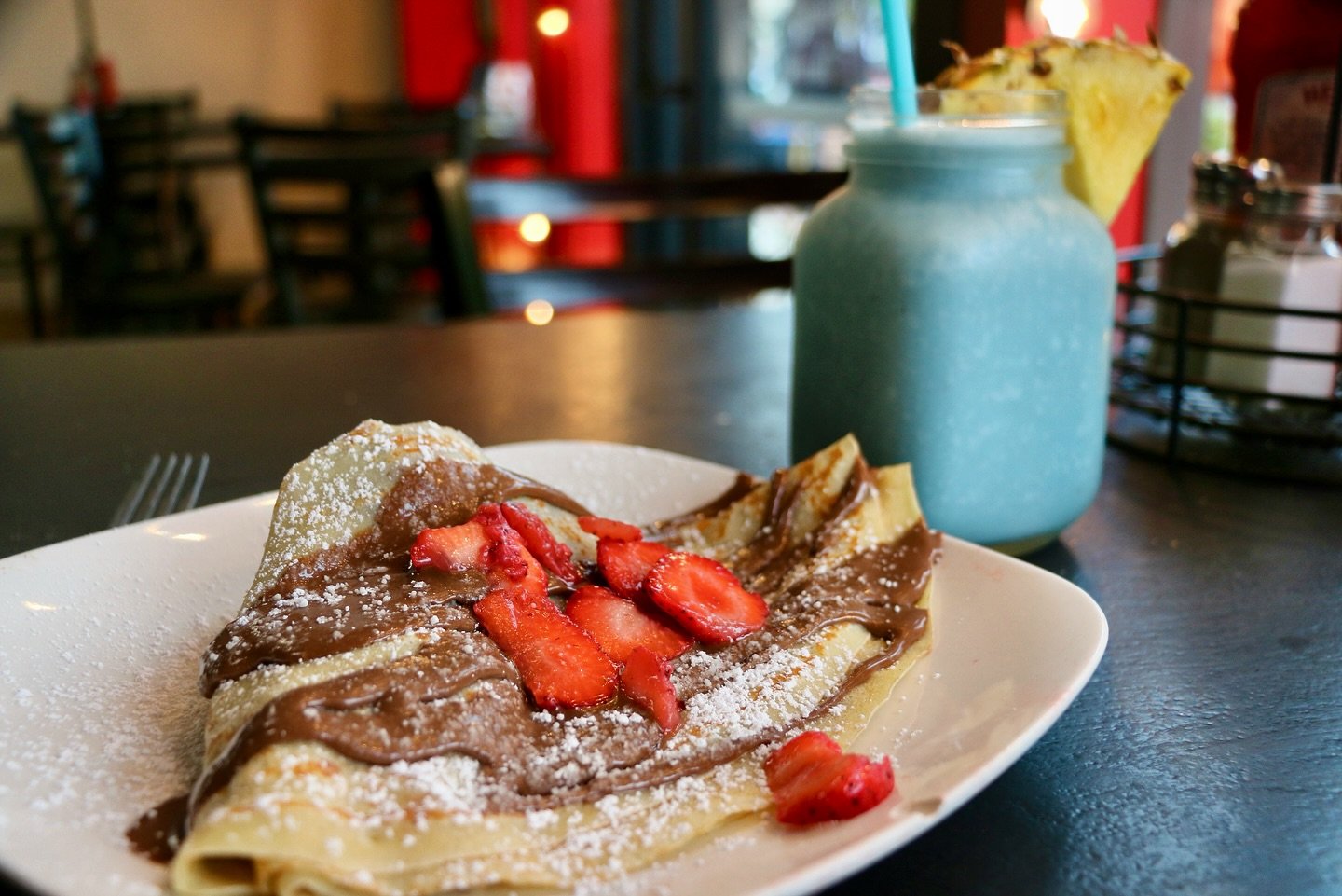 Sweet crepes and smoothies 🍓

#smoothie #crepe #crepes #crepery #ctfoodie #ctbites #connecticutrestaurants #connecticutfoodie #cteats #smoothies