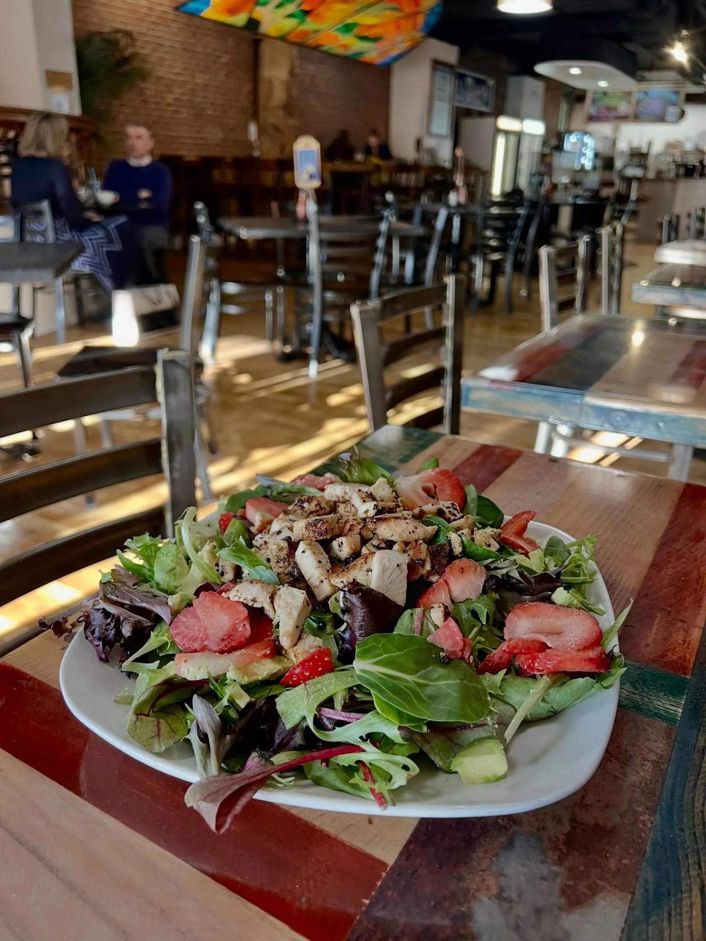 Looking for a light lunch? How about our Chicken, Avocado, Strawberry Salad? 🍗🥑🍓

Open today (12/26) 9-5pm! 

#ctrestaurants #connecticutfoodie #cteats #ctbites