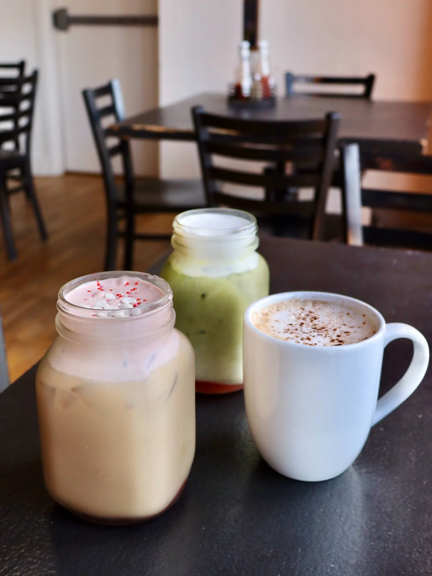 February just got a whole lot sweeter! ☕️ In case you missed it, here are the February drink specials that everyone&rsquo;s talking about ⬇️

💘 Cupid Kiss Chai (Hot or Iced) - Cherry Chai

💝 Sweetheart Latte (Hot or Iced) - Strawberry White Chocola