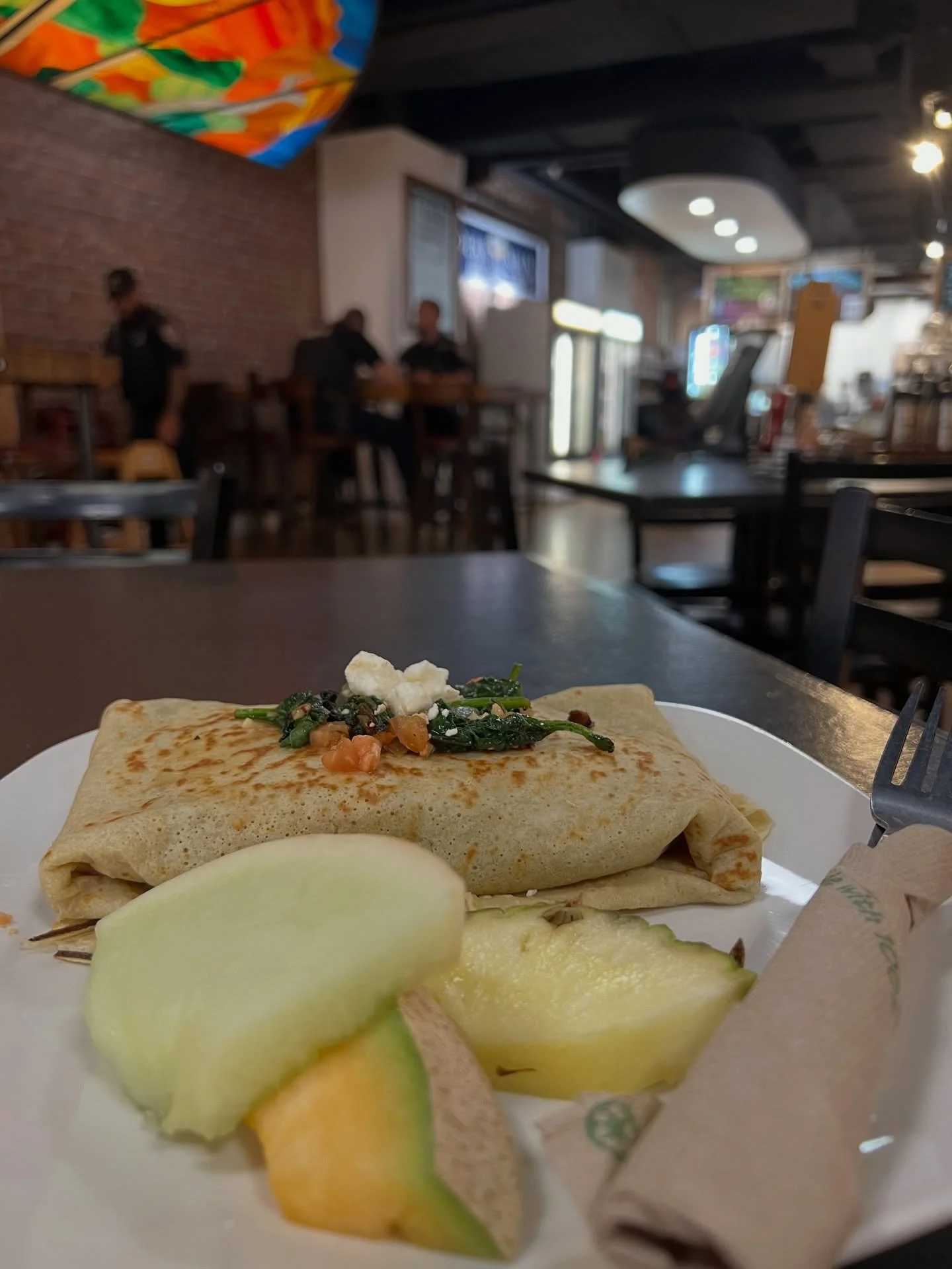 The Olive Oyl Crepe 🥬🍅

Spinach, Onions, Garlic, Tomatoes and Feta Cheese

#ctfoodlovers #ctfoodies #ctfoodie #connecticutrestaurants #ctbites